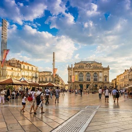 Апартаменти Le Havre De Paix Montpellierain - Terrasse Et Parking Prive Екстер'єр фото
