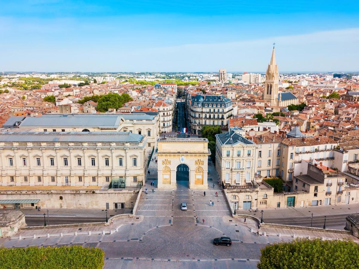 Апартаменти Le Havre De Paix Montpellierain - Terrasse Et Parking Prive Екстер'єр фото